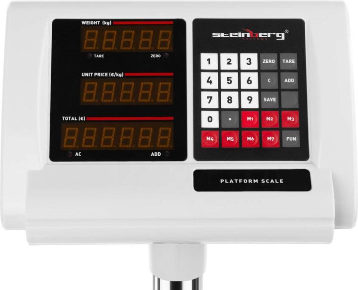 Produktbild Steinberg Plattformwaage Bodenwaage Paketwaage Industriewaage Präzisionswaage 60 kg/10 g