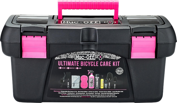 Muc-Off Kit Vélo Ultimate Bicycle Kit (1800 ml, Lubrifiant universel, Éponge, Nettoyant pour vélo, Nettoyeur de chaîne, Ensemble de soins)