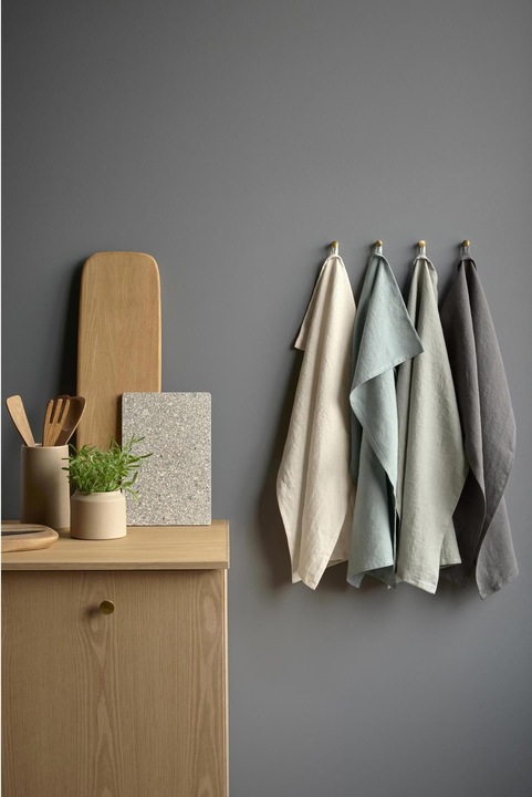 Produktbild Södahl Geschirrtuch Pure Linen Grün (50 x 70 cm)
