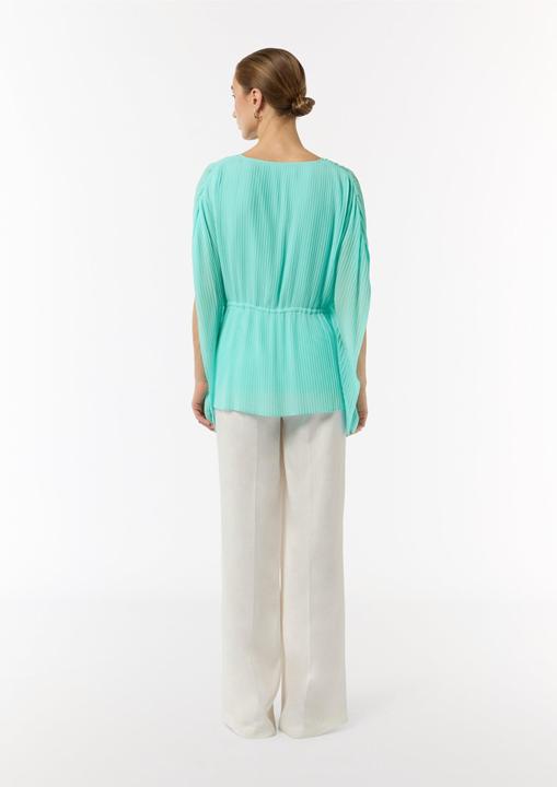 Actual product image Comma Bluse Plissee-Tunika mit V-Ausschnitt (34)