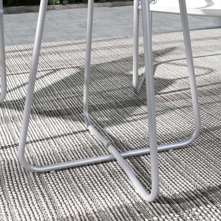 Produktbild Outsunny Gartenmöbel-Set mit 2 Stühlen und Beistelltisch (57 cm)