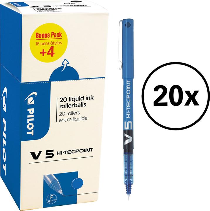 Actual product image Pilot Scooter Hi-Tecpoint V5 (Blue, 20x)