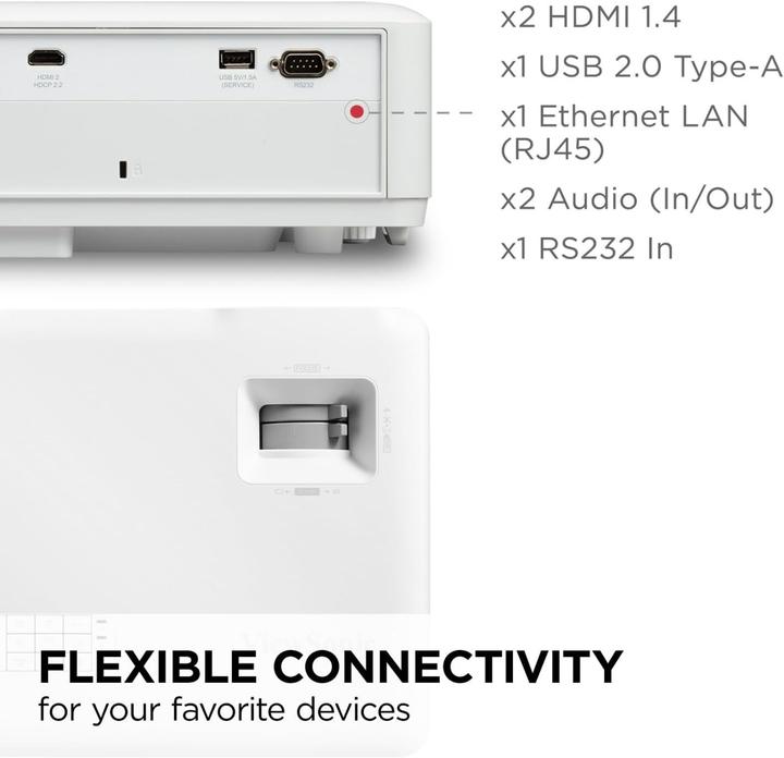 Actual product image Viewsonic WXGA (1280x800), 3000LL (Full HD, 2000 lm, 1.1:1)