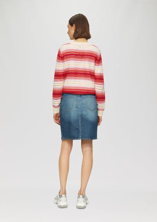 Actual product image S.Oliver Rock 360° Denim / Kurzer Jeans-Rock mit Knopfdetail (46)