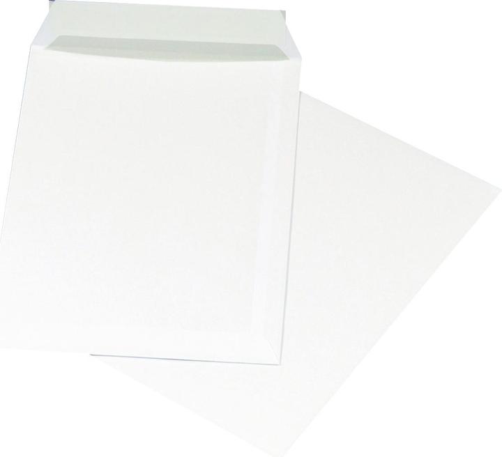 Produktbild Office Products Briefumschläge mit silikonbeschichtetem haftklebeband, hk, c5, 162x229mm, 90g/m2, 50 stück, weiss (162 x 229 mm, 50 x)