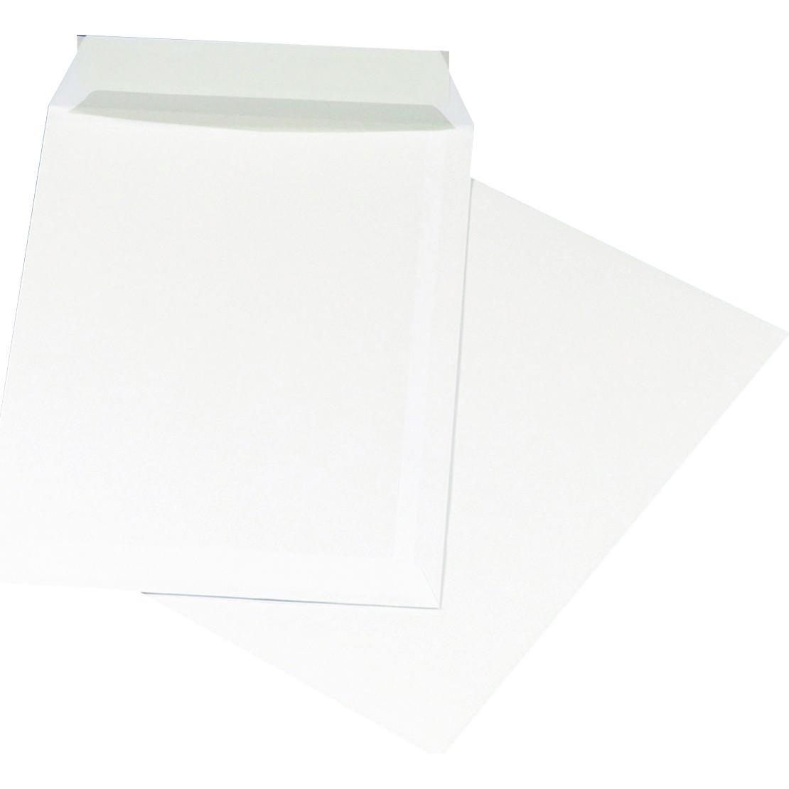 Office Products, Busta da lettere, Buste con nastro adesivo siliconato, hk, c5, 162x229mm, 90g/m2, 50 pezzi, bianco (162 x 229 mm, 50 x)
