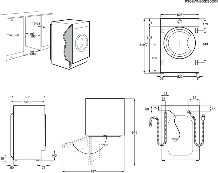 Image du produit Electrolux WTGL3VI300 (Prise UE)