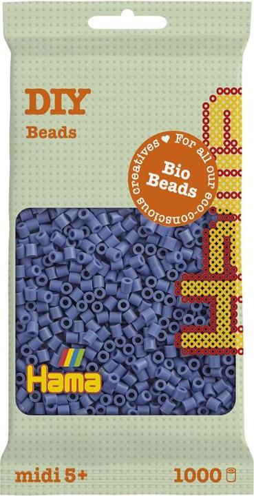 Actual product image Hama Organic iron-on beads - lavender violet (107), 1000 pieces.