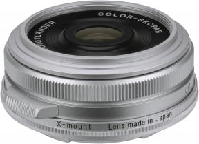 Produktbild Voigtländer Color-Skopar 18mm / 2.8 asph. silber (Fujifilm X, APS-C / DX)