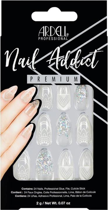 Immagine prodotto Ardell Nail Addict - Nail Addict Glass Deco (Utensile per unghie, Trasparente, Bianco)