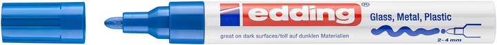 Actual product image Edding 750 gloss paint markers (Blue, 4 mm, 1 x)