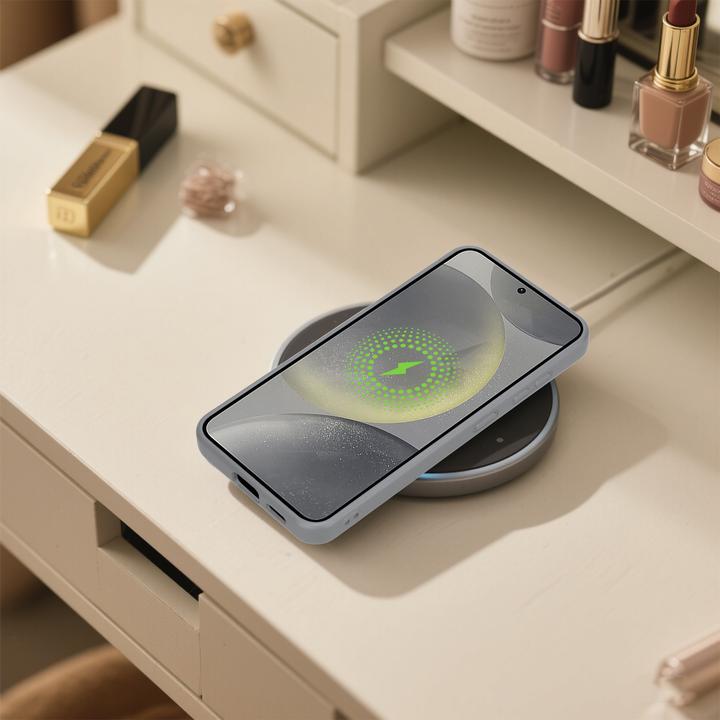 Produktbild Cadorabo Samsung Galaxy S25 Hülle kompatibel mit MagSafe Glitzer Case (Samsung Galaxy S25)