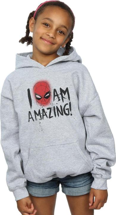 Immagine prodotto Spider-Man I Am Amazing Felpa con Cappuccio Ragazze (140, 146)