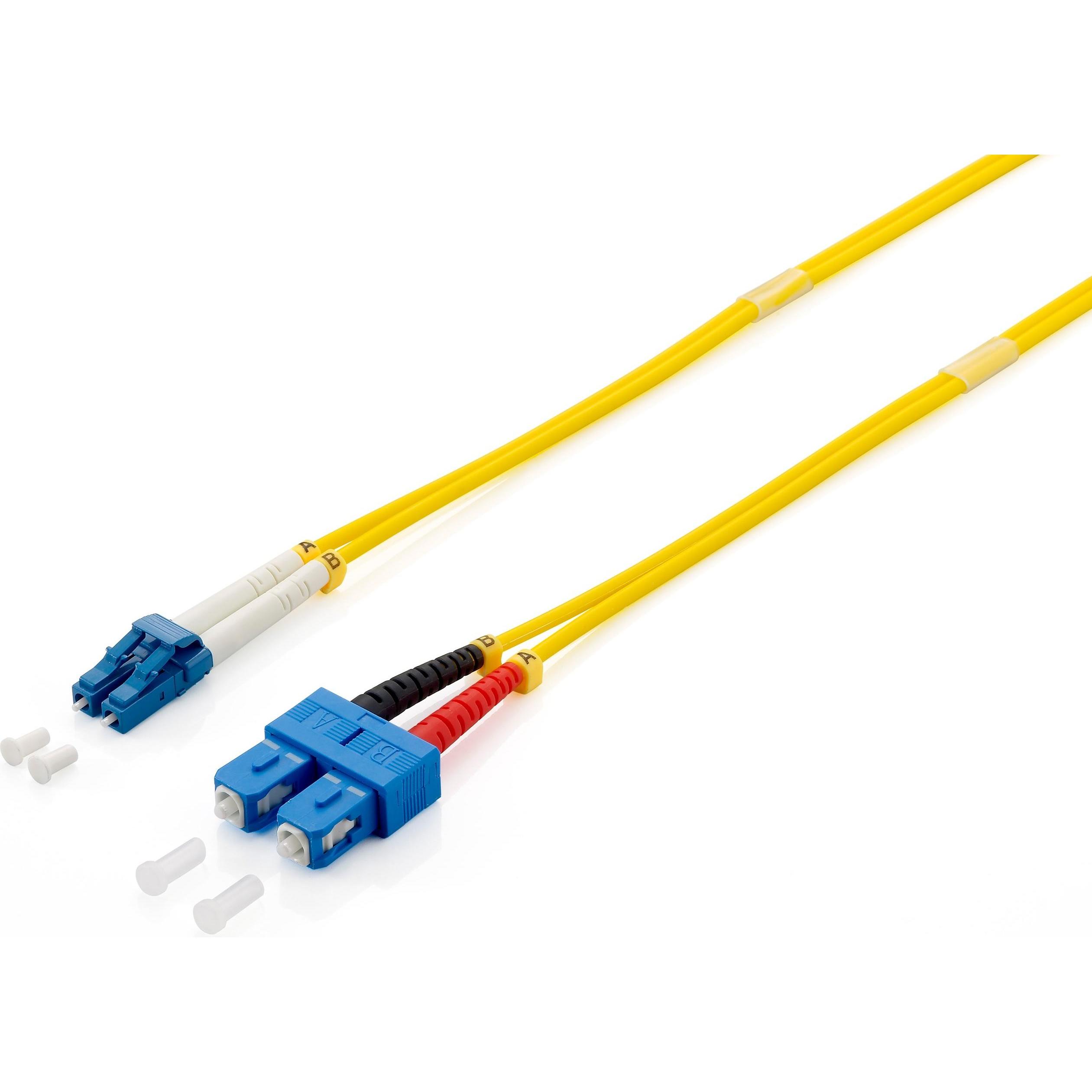 equip LWL Patchkabel LC->SC Singlemode Duplex OS2 ge (5 m), Netzwerkkabel