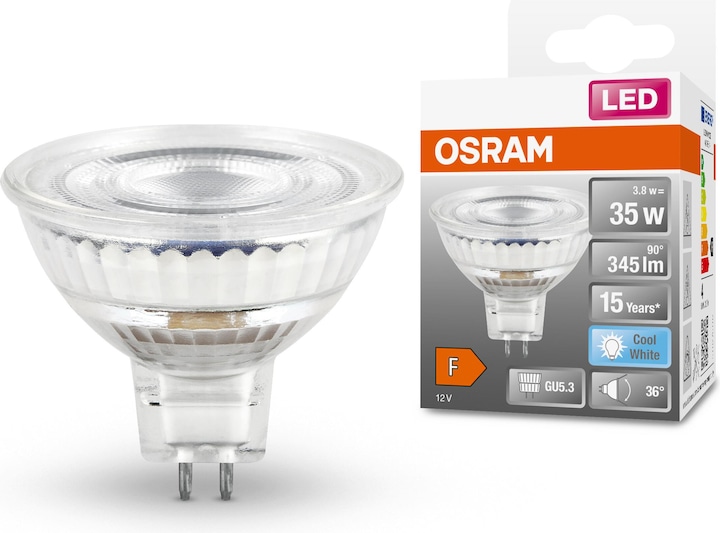 Produktbild Osram Led Star Mr16 (GU5.3, 3.80 W, 345 lm, 1 x, F)