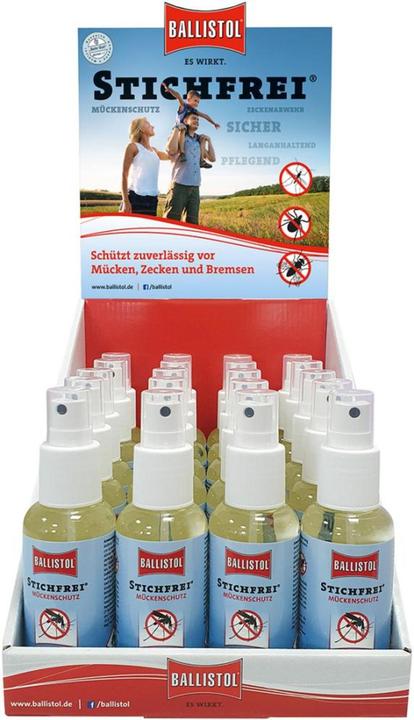 Produktbild Ballistol Display Stichfrei 20 x Stichfrei Pump-Spray, 100ml