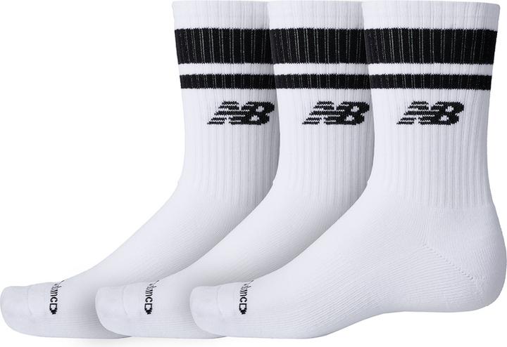 Actual product image New Balance Everyday Stripe Midcalf 3 Pack (pack of 3, S)