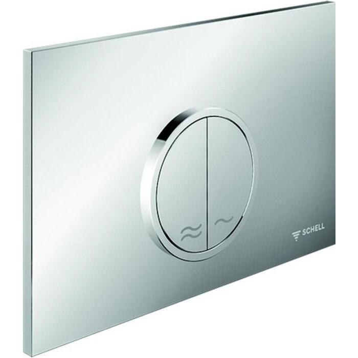 Schell, Placca WC, Piastra di comando per WC CIRCUM cromo