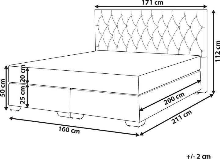 Produktbild Beliani Duchess (160 x 200 cm)