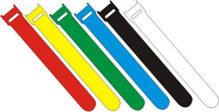 Actual product image Fastech ETK-3-1 Cabel Strap, red (Velcro cable ties, 150 mm, 100 pcs.)