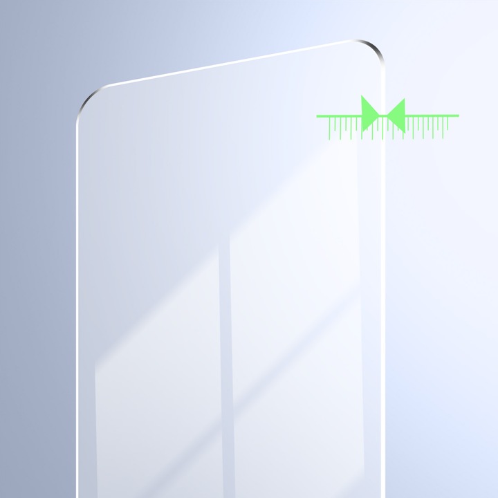 Actual product image Avizar 9H hardness glass display protection film (1 Piece, Honor 90 Lite)