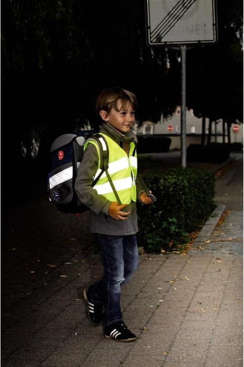 Immagine prodotto Hama Gilet di segnalazione per bambini dell'industria automobilistica, giallo neon (Taglia unica)