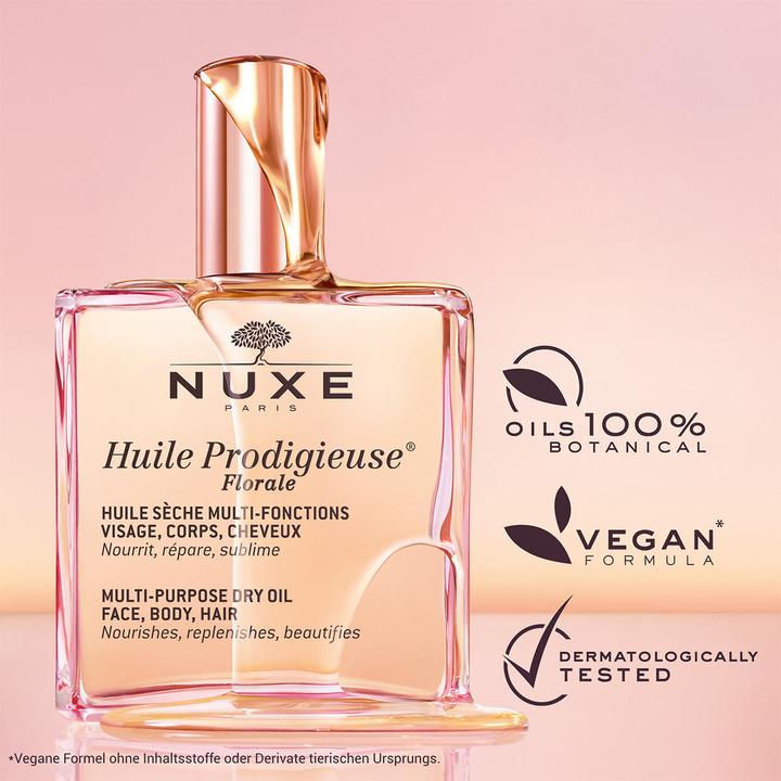 Produktbild Nuxe Huile Prodigieuse Florale Trockenöl + Shampoo Set (Körperpflegeset)