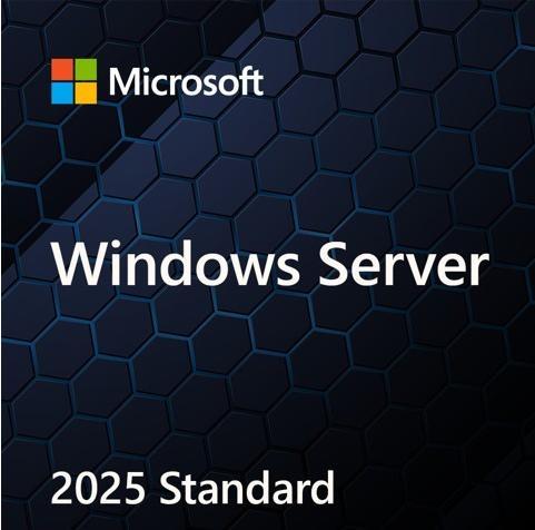 Actual product image Microsoft Windows Server Standard 2025 (EN) (1 User, unlimited)