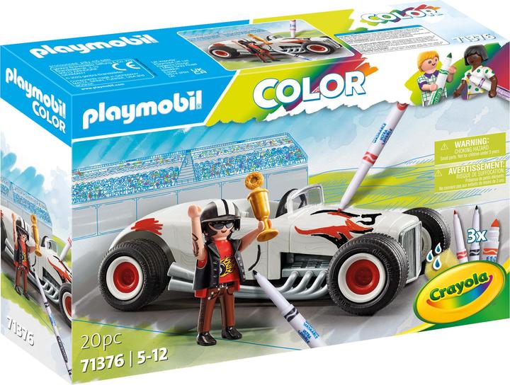 Playmobil Rennauto (71376, Playmobil Color)
