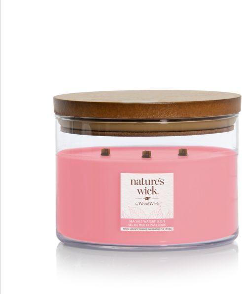 Image du produit WoodWick Sel de mer et Pastèque (433 g)