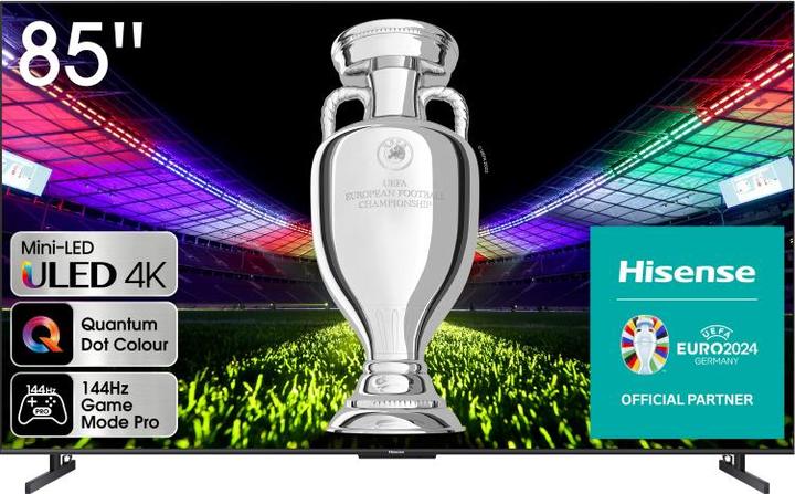Produktbild Hisense 85U7KQ sw LED-TV Mini LED UHD (85", LED, 4K, 2023)
