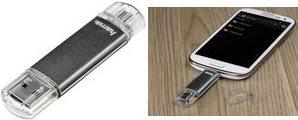 Actual product image Hama Laeta Twin (16 GB, USB-A)