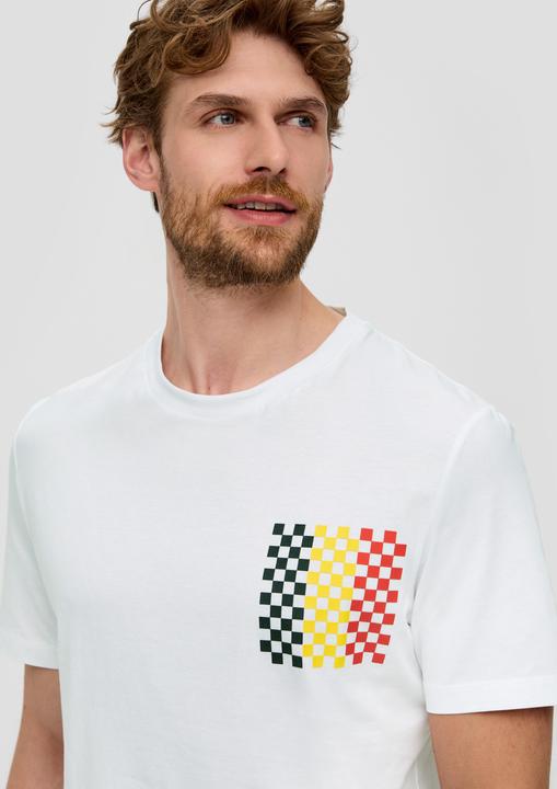Immagine prodotto S.Oliver T-Shirt Unisex Baumwoll-T-Shirt mit EM-Print (L)