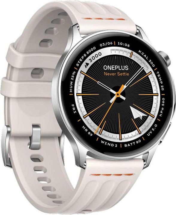 Produktbild OnePlus Watch Lite 45mm - Silver Steel (45 mm)