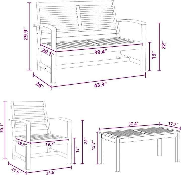 Produktbild vidaXL Aspen