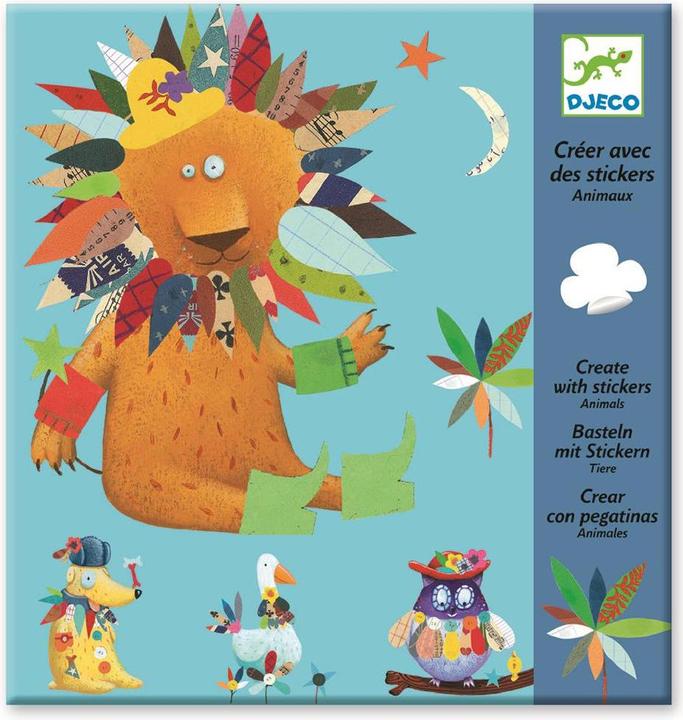 Immagine prodotto Djeco Adesivi e animali artigianali