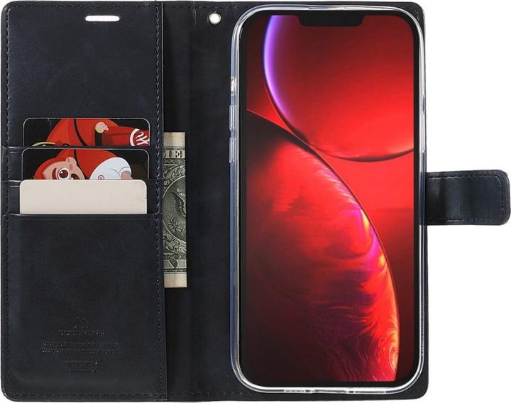 Actual product image iPhone 13 Pro Max - Blue Moon case cover cards black (Apple iPhone 13 Pro Max)