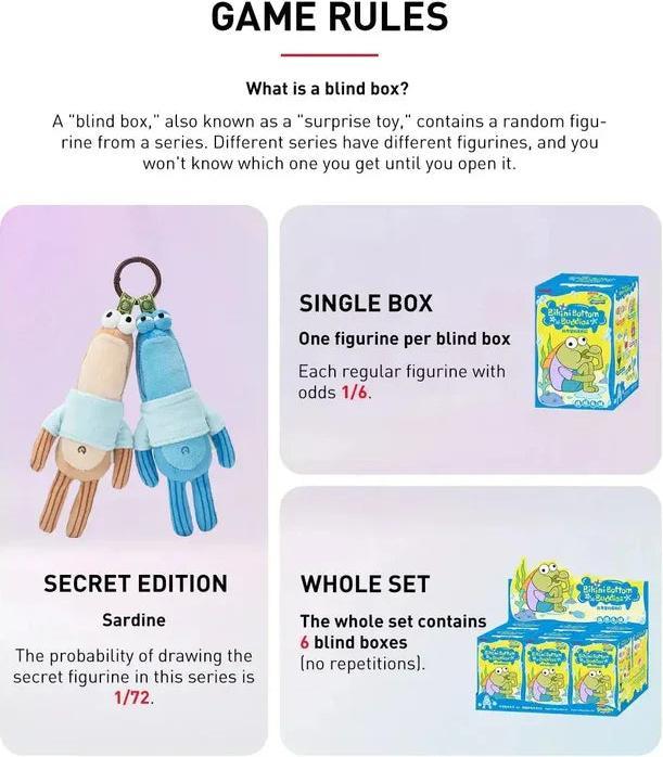 Produktbild Pop Mart Bikini Bottom Buddies Blindbox (Single)