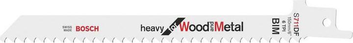 Produktbild Bosch Professional Zubehör Säbelsägeblatt S 711 DF, Heavy for Wood and Metal, 2er-Pack