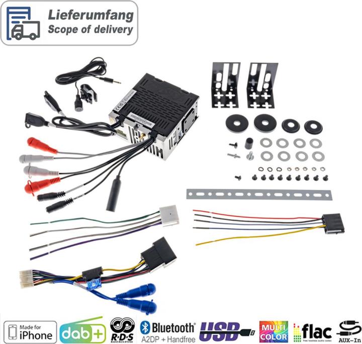 Produktbild Retrosound Design "Trim", "Motor-6" Set mit DAB+, Bluetooth, A2DP, USB