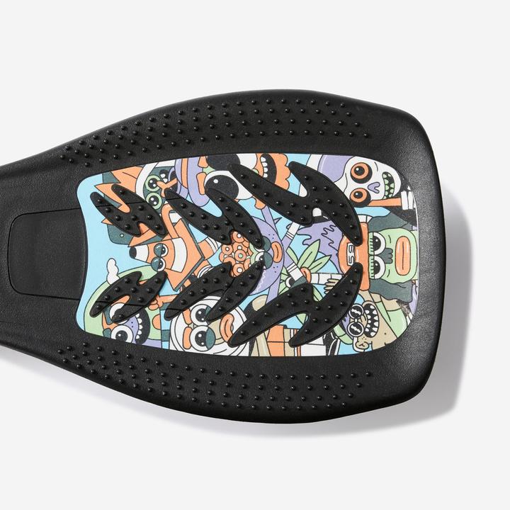 Actual product image Oxelo Beginner Waveboard 100 Stickers (29.92")