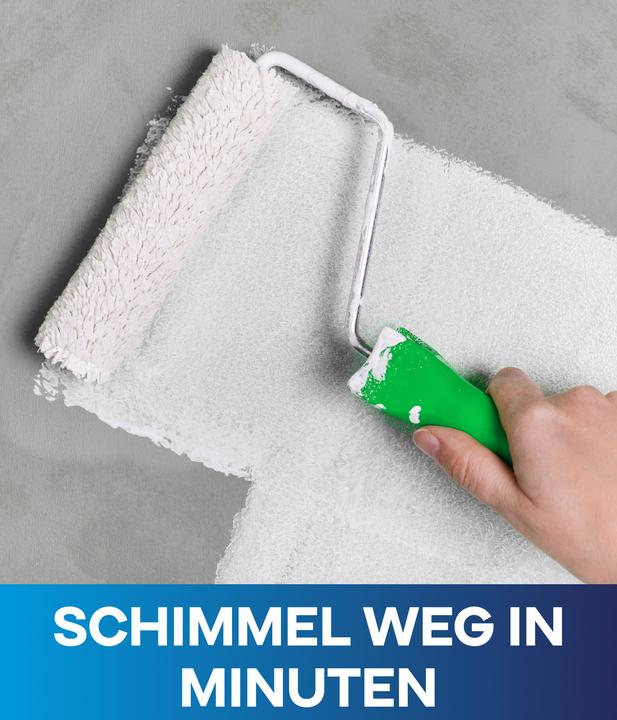 Produktbild Plid Anti-Schimmelfarbe 5l + Anstreichset, für ca. 30m² / Schimmelschutzfarbe (Weiss, 5 l)