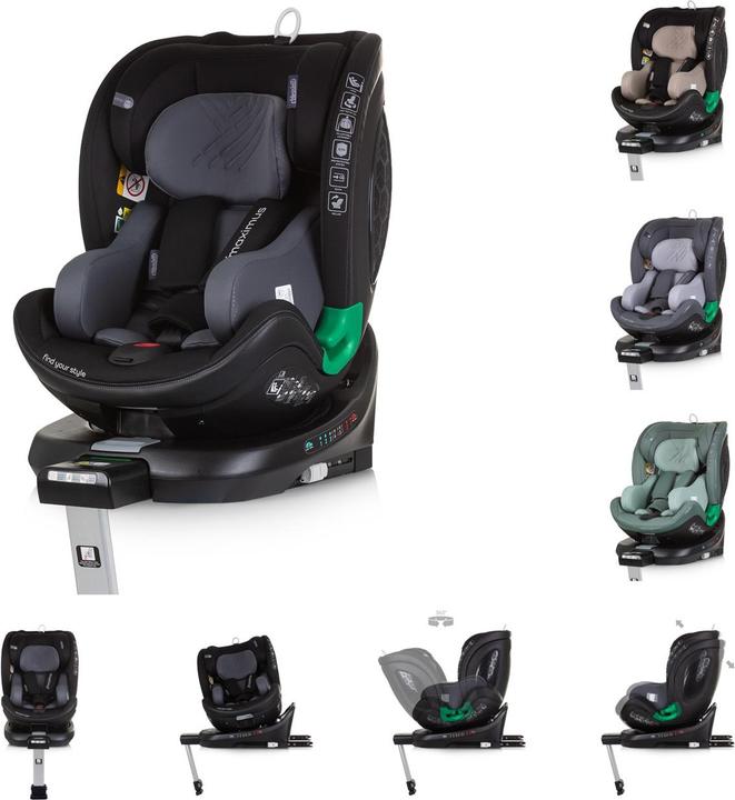 Actual product image Chipolino i-Size Maximus child seat (Reboarder, ECE R129/i-Size Standard)