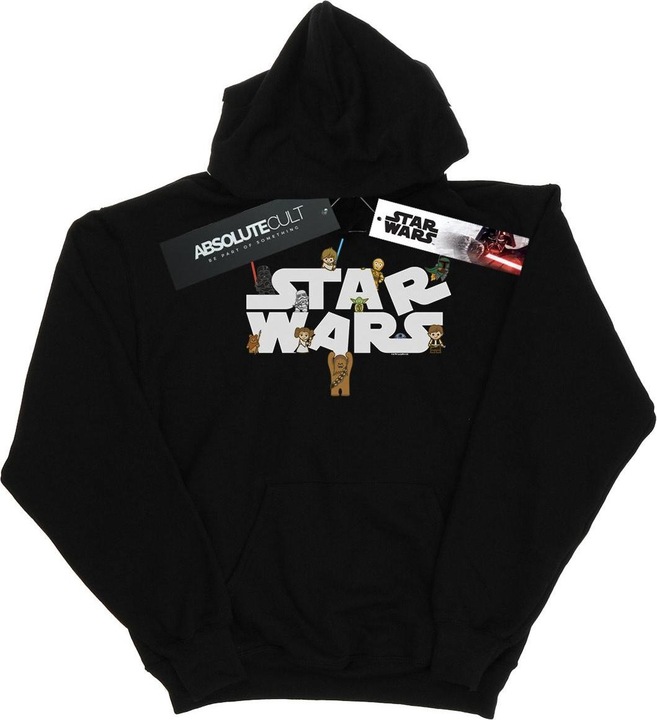 Image du produit Star Wars - Sweat à capuche KIDDIE LOGO - Fille (152, 158)