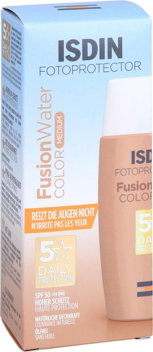 Actual product image Isdin Photoprotector Fusion Water (Sun cream face, SPF 50, 50 ml)