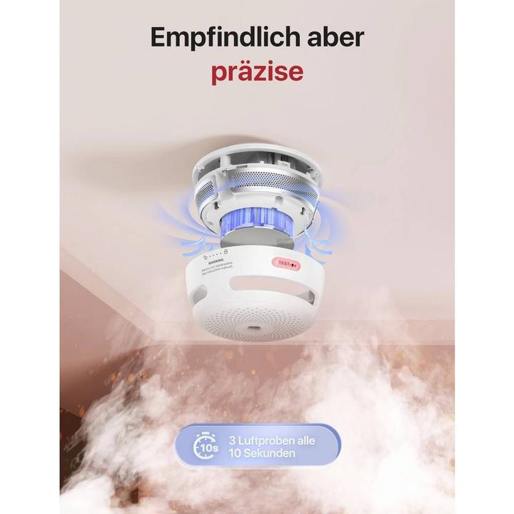 Actual product image X-Sense Stand-alone smoke alarm device with visual and audible alarm function 5 pcs.