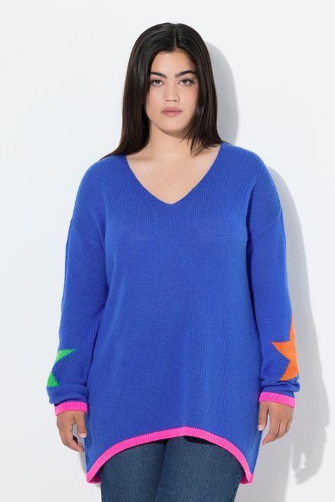 Produktbild Angel of Style Pullover, Loose Fit, Neon Rückenstern (58)