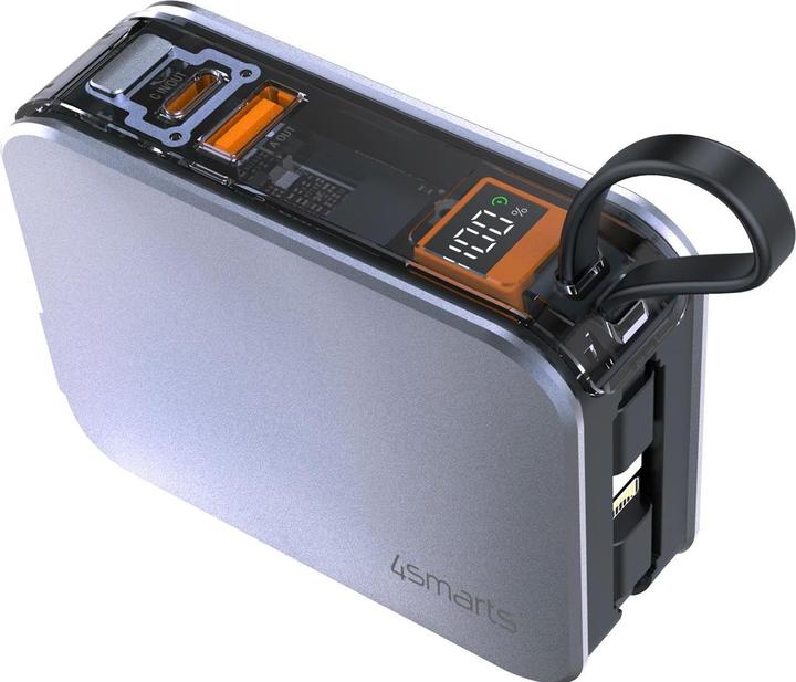 Actual product image 4smarts 3in1 Hybrid Charger Lucid (10000 mAh, 20 W, 37 Wh)
