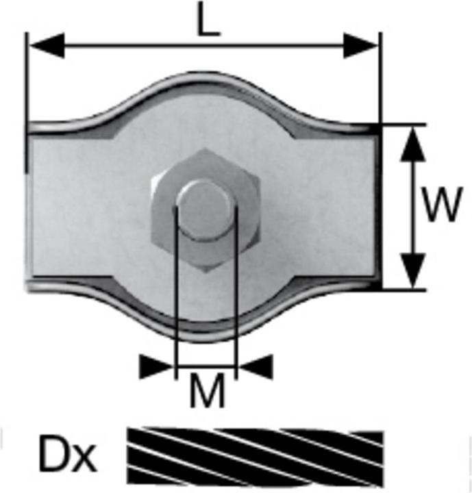 Image du produit Dörner + Helmer Serre-câble Simplex