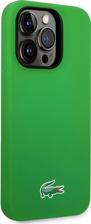 Image du produit Lacoste LCHMP15XSLON iPhone 15 Pro Max 6.7" zielony/green étui rigide Silicone MagSafe (Apple iPhone 15 Pro Max)